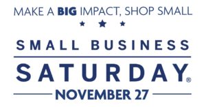 Small Business Saturday, November 27.