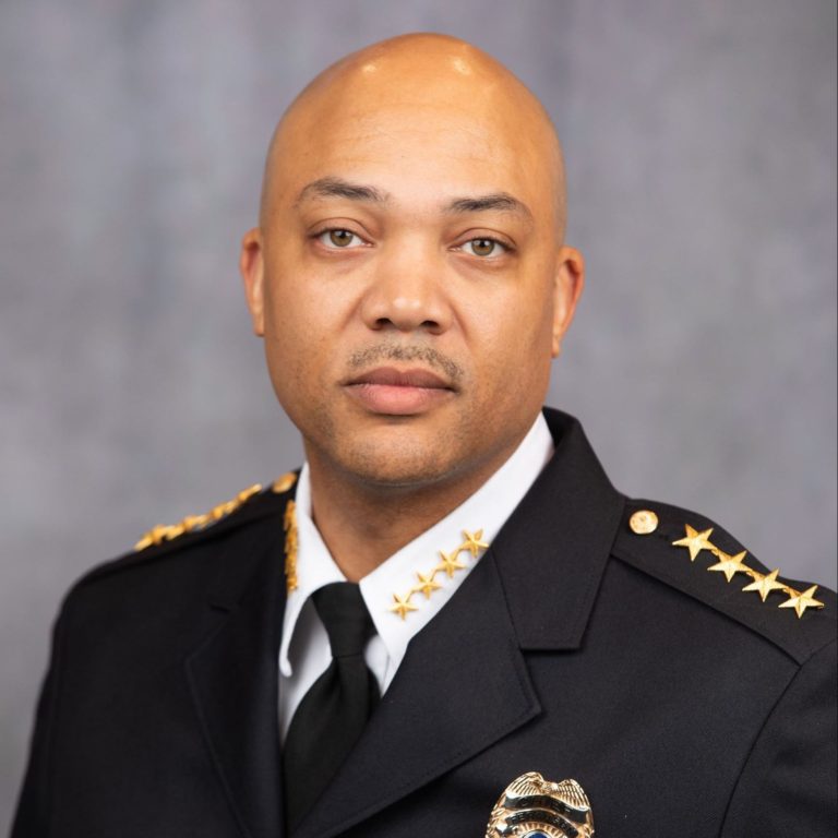 Chief Jason Armstrong leaving Ferguson PD